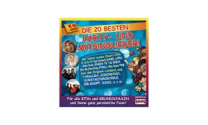 Die CD "Die 20 besten Party- und Mitsinglieder!" mit Hits von Shakira, Pink und vielen mehr. Perfekt für Kinderfeste!