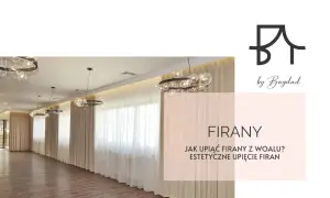 Eleganckie wnętrze z długimi, zwiewnymi firankami z woalu. Dowiedz się, jak upiąć firanki z woalu, by stworzyć stylową aranżację.