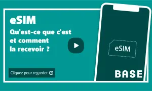 Vidéo explicative sur l'eSIM, la carte SIM digitale. Découvrez ce que c'est et comment l'obtenir.