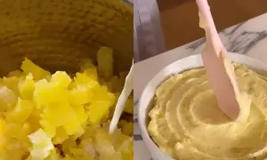 Dodawanie mleka do ziemniaków, aby uzyskać idealne puree. Sprawdź, jak zagęścić puree do perfekcji.