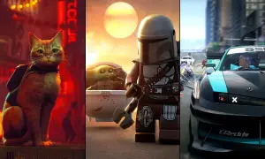 Kociak w neonowym mieście, Lego Mandalorian z Grogu i wyścigówka – to wszystko znajdziesz w grach na PlayStation 5.