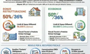Bonus Infissi 2026: confronto tra Bonus Ristrutturazione ed Ecobonus, con detrazioni IRPEF e aliquote per ottenere uno sgravio fiscale.