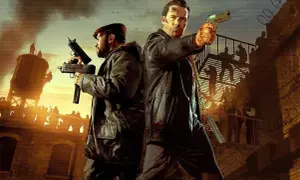 Dwóch mężczyzn z bronią w ręku, gotowych do akcji. Czy to zapowiedź Max Payne 4?