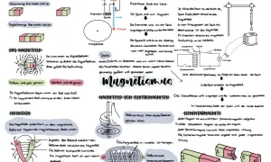 Magnetismus Physik: Magnetfeldlinien zeigen Kraftwirkung. Gleichnamige Pole stoßen, ungleichnamige ziehen sich an. Magnetfeld ist Raum mit magnetischen Kräften.
