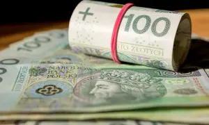 Zwijana rolka banknotów 100 zł, leżąca na stosie pieniędzy. Zastanawiasz się, w co zainwestować 20 tys.?