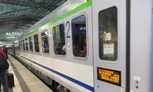 Pociąg IC 58 Gedania z Gniezna do Berlina Hbf. Czekam na podróż do stolicy Niemiec.
