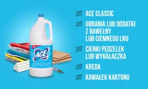 Jak stosować wybielacz ACE, aby uzyskać najlepsze efekty prania
