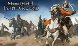 Rycerze na koniach w zbrojach, gotowi do walki. Bannerlord cheats mogą pomóc w tej epickiej bitwie.