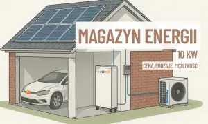 Dom z panelami fotowoltaicznymi, magazynem energii i samochodem elektrycznym. Sprawdź, jak uzyskać fotowoltaika dofinansowanie!