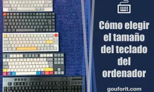 Varios teclados de ordenador de distintos tamaños, desde compactos hasta completos, para ayudarte a elegir el tamaño del teclado ideal.