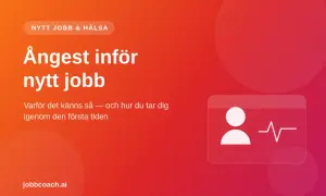 Ångest inför nytt jobb? Texten ger råd om hur du hanterar den första tiden på en ny arbetsplats.