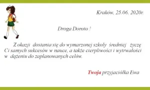 Jak napisać życzenia klasa 4 - przykłady i wzory na różne okazje