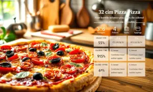 Ile kalorii ma pizza 32 cm? Odkryj sekrety i jedz świadomie!