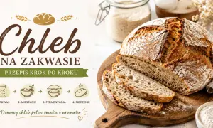 Chleb na zakwasie przepis krok po kroku. Domowy bochenek pełen smaku i aromatu, z chrupiącą skórką i puszystym wnętrzem.