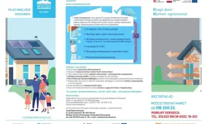 Rodzina z dziećmi cieszy się z ocieplonego domu, beneficjent programu "Czyste Powietrze".