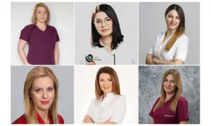 Sześć portretów lekarek i specjalistek medycyny estetycznej.