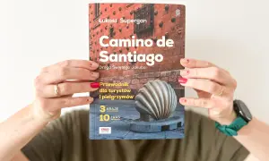 Przewodnik "Camino de Santiago" Łukasza Supergana, opisujący szlak św. Jakuba w Polsce i Europie.