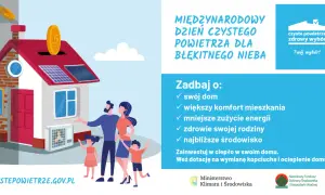 Rodzina dba o dom z panelami słonecznymi i klimatyzatorem. Czyste powietrze to zdrowy wybór, a wymiana kopciucha i ocieplenie domu to inwestycja w przyszłość.