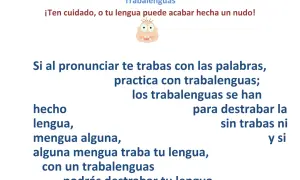 Texto con trabalenguas largos para destrabar la lengua. ¡Cuidado, o tu lengua se enreda!