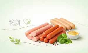 Różne rodzaje parówek, musztarda i liście szpinaku. Czy parówki są lekkostrawne? Zadbaj o zdrowie z naszymi produktami.