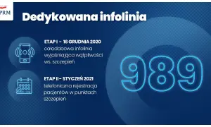 Koniec 989! Infolinia COVID szczepienia: 800 190 590 i więcej