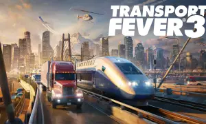 Transport Fever 3: Pędzący pociąg, ciężarówka i samolot nad miastem. Rozbuduj swoje imperium transportowe!