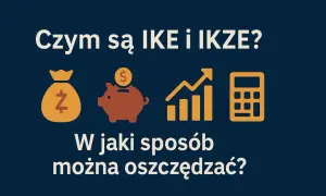 Ikony: worek z pieniędzmi, skarbonka, wykres wzrostu, kalkulator.