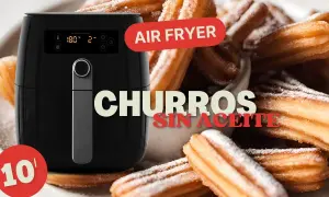 Churros ligeros: el placer sin culpa con horno o airfryer
