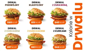 Ile kalorii ma Burger Drwala? Wszystkie wersje i porady dietetyka