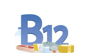 La vitamina B12, essenziale per i valori ottimali, è presente in carne, pesce, latticini e uova.