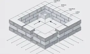 Ile zaprawy na bloczki fundamentowe? Oblicz dokładnie i oszczędzaj