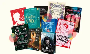 Colección de libros mas vendidos adolescentes: "Alas de Ónix", "Fearless", "Quicksilver", "Acelerando en Rojo" y más.