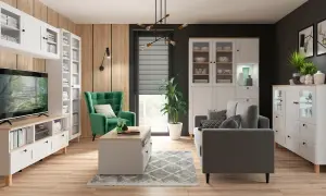 Dekoracja szafki pod TV: 3 zasady, które odmienią Twój salon