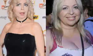 Violetta Arlak na dwóch zdjęciach. W czarnej sukni i z warkoczami, a potem w letniej sukience. Jej życie prywatne budzi zainteresowanie.