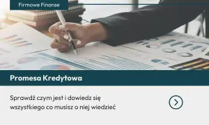 Ręka pisze na wykresach. Dowiedz się, promesa co to jest i jak działa w finansach firmowych.