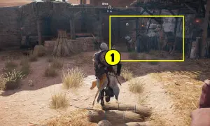 Bayek w Assassin's Creed Origins poradnik. Wskazówka 1: koń w stajni.