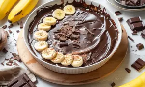 Ciasto czekoladowe bananowe - Przepis na wilgotne ciasto z bananami
