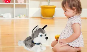 Najlepsze interaktywne zabawki dla dzieci - piesek husky zabawka