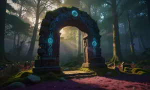 Oto portal magiczny! Czy czary otworzą drzwi do innego świata?