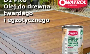 Olej D1 PRO marki Owatrol to idealny wybór, jeśli zastanawiasz się, jaki olej do drewna na zewnątrz sprawdzi się najlepiej. Doskonale chroni drewno twarde i egzotyczne.