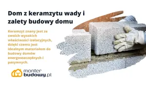 Budowa domu z keramzytu: wady i zalety. Blok z keramzytu w rękawicy budowlanej.
