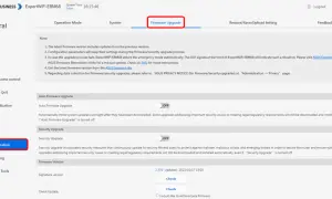 Panel administracyjny routera ASUS, zakładka "Firmware Upgrade". Tutaj dowiesz się, jak zaktualizować oprogramowanie routera, aby zapewnić bezpieczeństwo i stabilność.