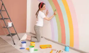 Tęcza na ścianie: Maluj jak ekspert! Kompletny poradnik DIY