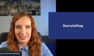 Anna Prończuk-Omiotek opowiada o storytellingu, kluczowym elemencie, jak zrobić webinar angażujący.