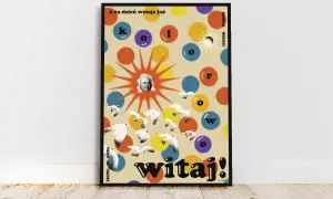 Zbigniew Wodecki wita dzień, zaczynając od Bacha. Kolorowe kropki, ptaki i słońce tworzą radosną kompozycję.