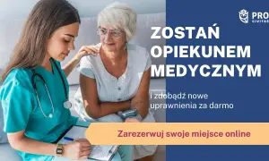 Opiekun medyczny może robić zastrzyki. Dowiedz się więcej o zawodzie i zdobądź nowe uprawnienia za darmo. Zarezerwuj miejsce online.