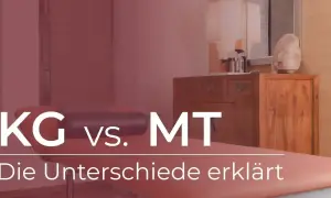 KG vs. MT: Die Unterschiede erklärt. Ein Blick auf die Abgrenzung von manueller Therapie und Physiotherapie in einer Praxis.