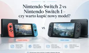 Porównanie Nintendo Switch 2 z wersją OLED i Switch 1. Nowy model oferuje lepszy ekran, moc i funkcje.