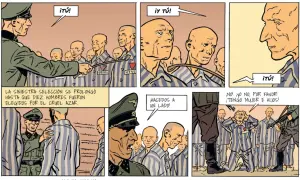 Komiks o Maksymilianie Kolbe: selekcja w obozie. Ciekawe, jak wyglądała jego ofiara.