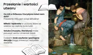 Mit o Orfeuszu i Eurydyce przypomina o sile miłości, tęsknoty i sztuki, a także o konsekwencjach braku zaufania.